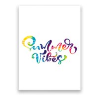 Summer Vibes Tie Dye Colorful Poster