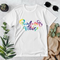 Summer Vibes Tie Dye Colorful Premium T-Shirt