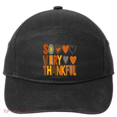 So Very Thankful Autumn Vibes 7-Panel Snapback Hat