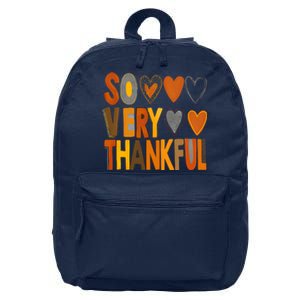 So Very Thankful Autumn Vibes 16 in Basic Backpack