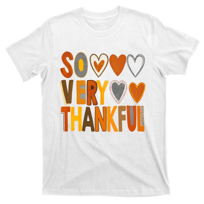 So Very Thankful Autumn Vibes T-Shirt