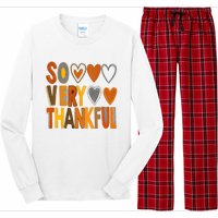 So Very Thankful Autumn Vibes Long Sleeve Pajama Set