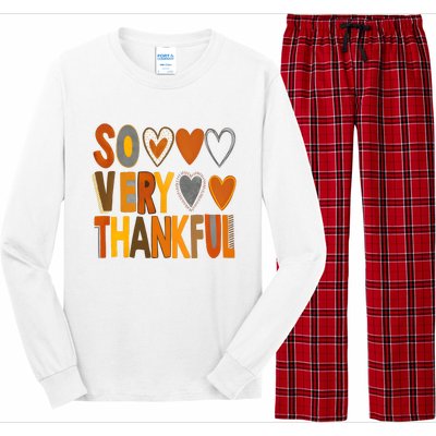 So Very Thankful Autumn Vibes Long Sleeve Pajama Set