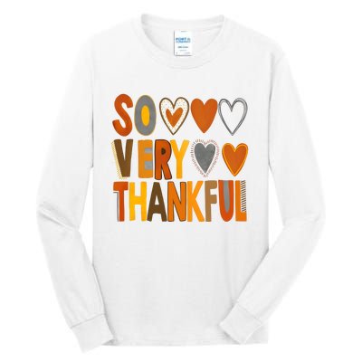 So Very Thankful Autumn Vibes Tall Long Sleeve T-Shirt