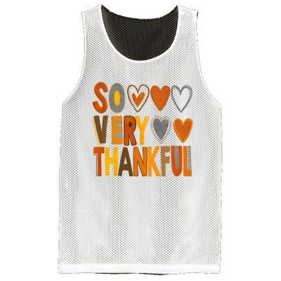 So Very Thankful Autumn Vibes Mesh Reversible Basketball Jersey Tank