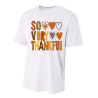 So Very Thankful Autumn Vibes Performance Sprint T-Shirt