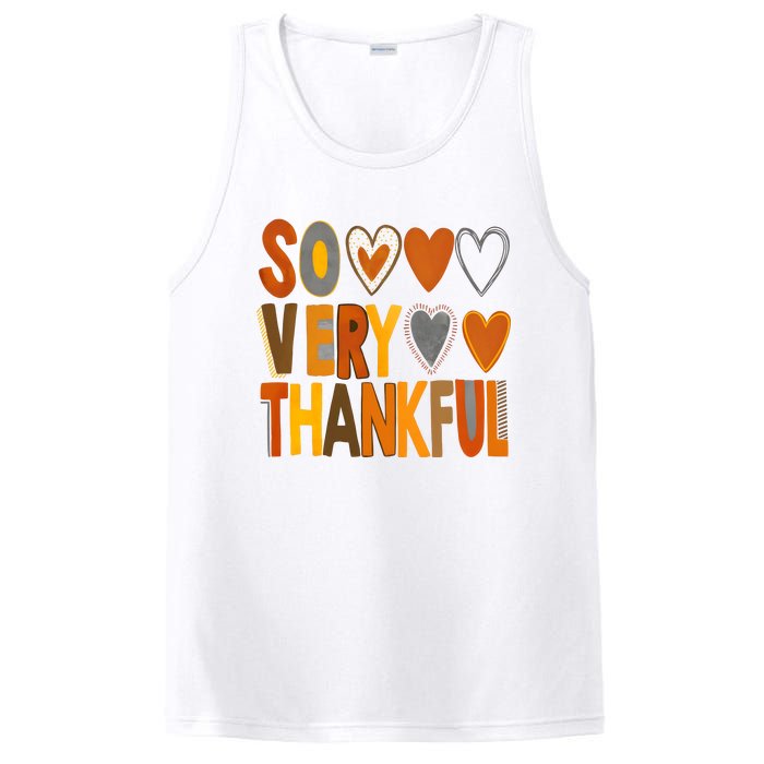 So Very Thankful Autumn Vibes PosiCharge Competitor Tank