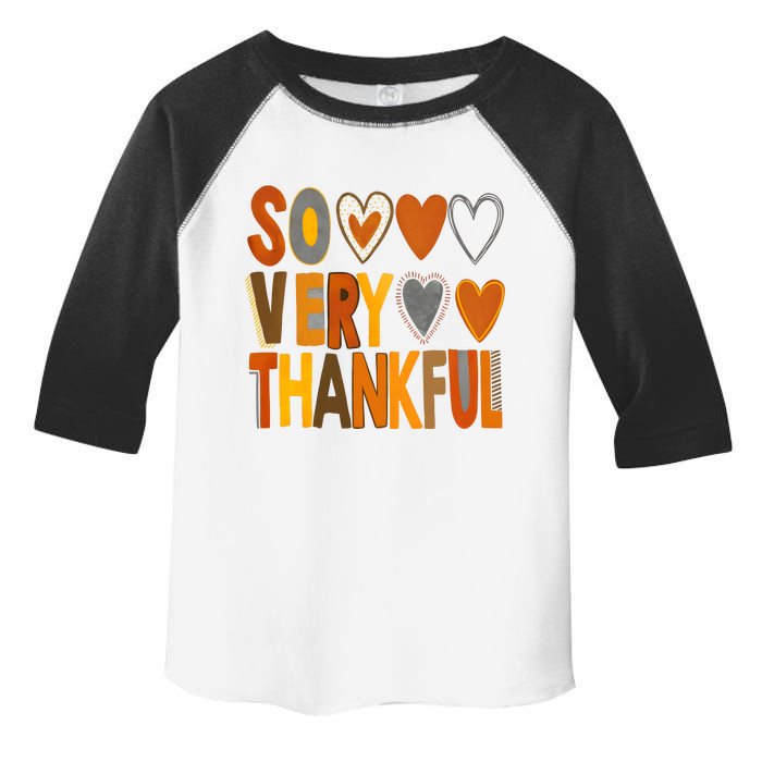 So Very Thankful Autumn Vibes Toddler Fine Jersey T-Shirt