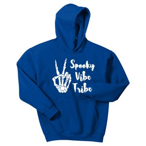 Spooky Vibe Tribe Cute Halloween Funny Gift Kids Hoodie