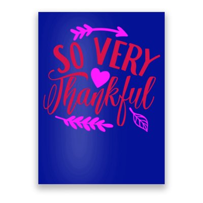 So Very Thankful Gift Poster