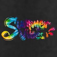 Summer Vibes Tie Dye Rainbow Adult Drive Performance Visor