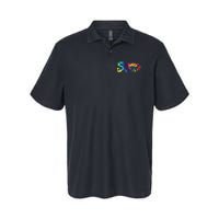 Summer Vibes Tie Dye Rainbow Polo