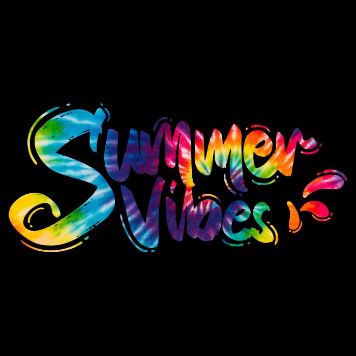 Summer Vibes Tie Dye Rainbow 16 in Basic Backpack