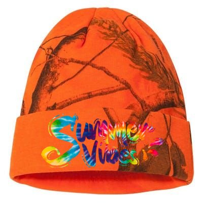 Summer Vibes Tie Dye Rainbow Kati Licensed 12" Camo Beanie