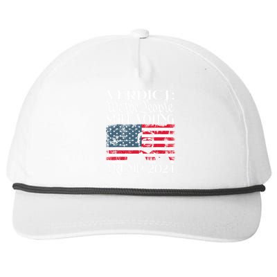 Still Voting Trump 2024 Verdict We The People Trump Felon Snapback Five-Panel Rope Hat