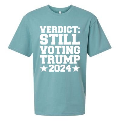 Still Voting Trump 2024 Donald Trump Sueded Cloud Jersey T-Shirt