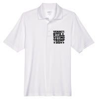 Still Voting Trump 2024 Donald Trump Men's Origin Performance Pique Polo