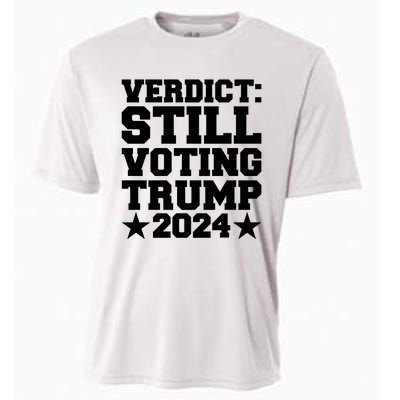 Still Voting Trump 2024 Donald Trump Cooling Performance Crew T-Shirt