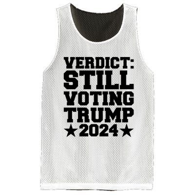 Still Voting Trump 2024 Donald Trump Mesh Reversible Basketball Jersey Tank