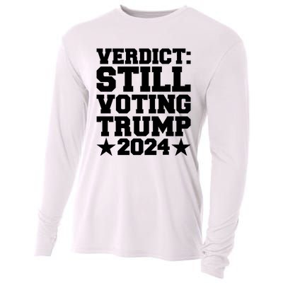 Still Voting Trump 2024 Donald Trump Cooling Performance Long Sleeve Crew