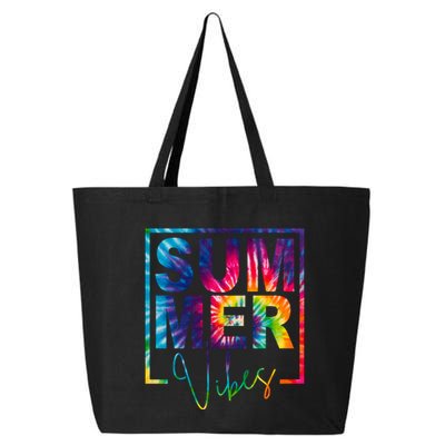 Summer Vibes Tie Dye Vacation Gift 25L Jumbo Tote