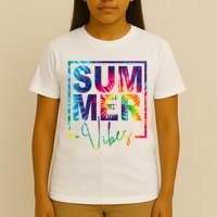 Summer Vibes Tie Dye Vacation Gift T-Shirt