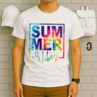 Summer Vibes Tie Dye Vacation Gift T-Shirt