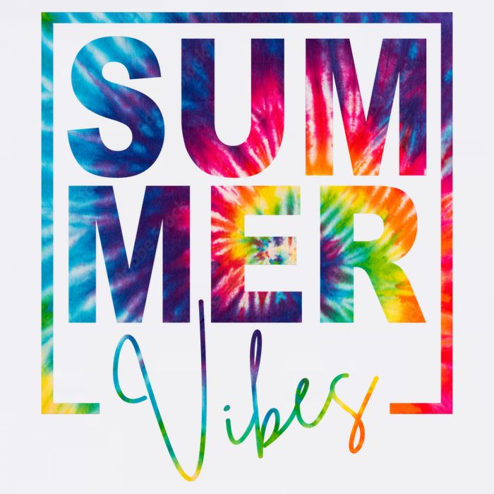 Summer Vibes Tie Dye Vacation Gift T-Shirt