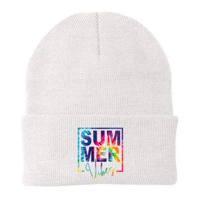 Summer Vibes Tie Dye Vacation Gift Beanie