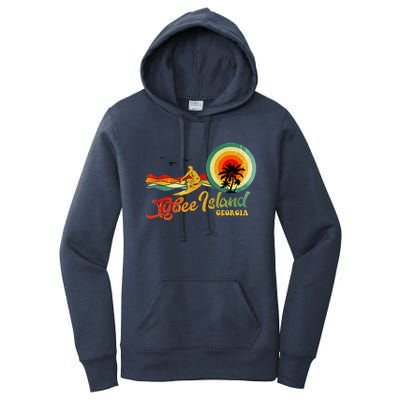 Summer Vacation Tybee Island Georgia Beach Women's Pullover Hoodie