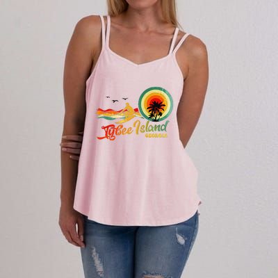 Summer Vacation Tybee Island Georgia Beach Women's Strappy Tank