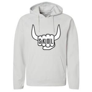 Skol Vikings Toast Viking Lover Norse Mythology Performance Fleece Hoodie