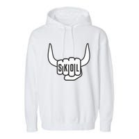 Skol Vikings Toast Viking Lover Norse Mythology Garment-Dyed Fleece Hoodie