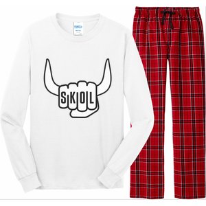 Skol Vikings Toast Viking Lover Norse Mythology Long Sleeve Pajama Set