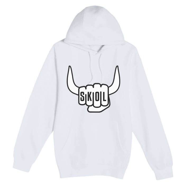 Skol Vikings Toast Viking Lover Norse Mythology Premium Pullover Hoodie