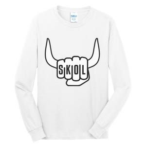 Skol Vikings Toast Viking Lover Norse Mythology Tall Long Sleeve T-Shirt