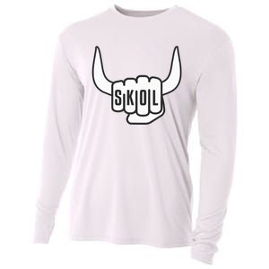 Skol Vikings Toast Viking Lover Norse Mythology Cooling Performance Long Sleeve Crew