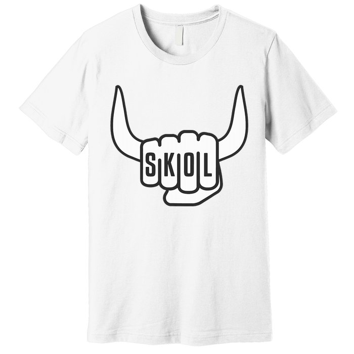 Skol Vikings Toast Viking Lover Norse Mythology Premium T-Shirt