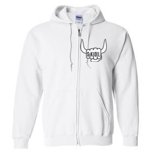 Skol Vikings Toast Viking Lover Norse Mythology Full Zip Hoodie