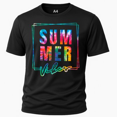 Summer Vibes Tie Dye Summer Vacation Performance Shirt