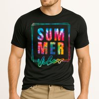Summer Vibes Tie Dye Summer Vacation Cooling Performance Crew T-Shirt
