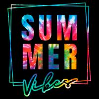 Summer Vibes Tie Dye Summer Vacation Womens T-Shirt