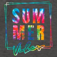 Summer Vibes Tie Dye Summer Vacation Vector Backpack