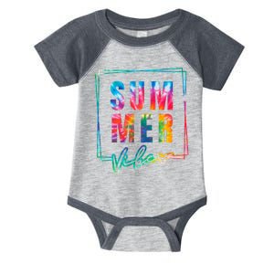 Summer Vibes Tie Dye Summer Vacation Infant Baby Jersey Bodysuit