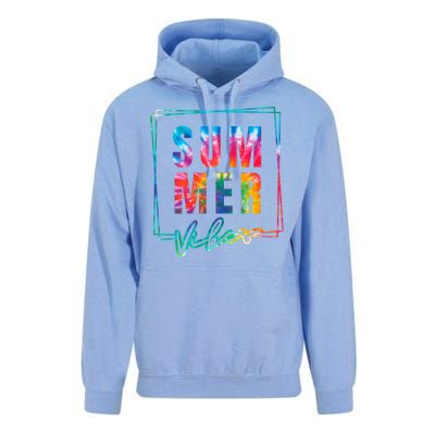 Summer Vibes Tie Dye Summer Vacation Unisex Surf Hoodie