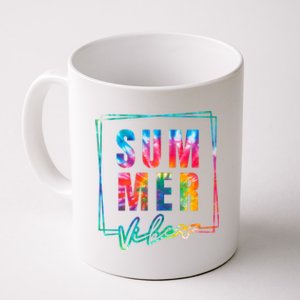 Summer Vibes Tie Dye Summer Vacation Coffee Mug