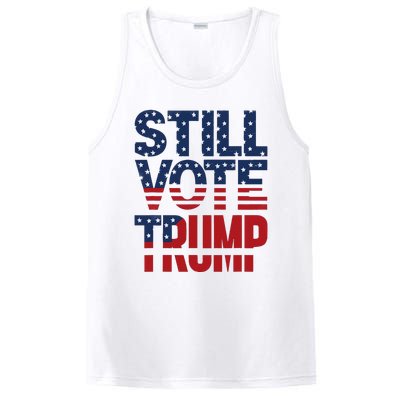 Still Voting Trump 2024 Patriotic American Flag PosiCharge Competitor Tank