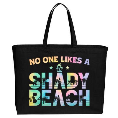 Summer Vibes Tie Dye No One Like A Shady Beach Vacay Mode Funny Gift Cotton Canvas Jumbo Tote