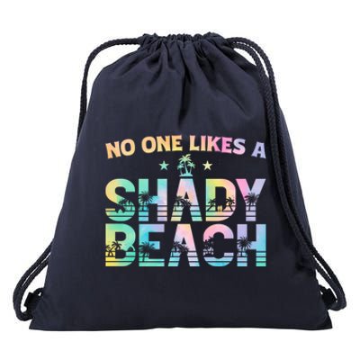 Summer Vibes Tie Dye No One Like A Shady Beach Vacay Mode Funny Gift Drawstring Bag