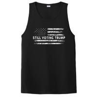 Still Voting Trump 2024 Patriotic American Flag PosiCharge Competitor Tank